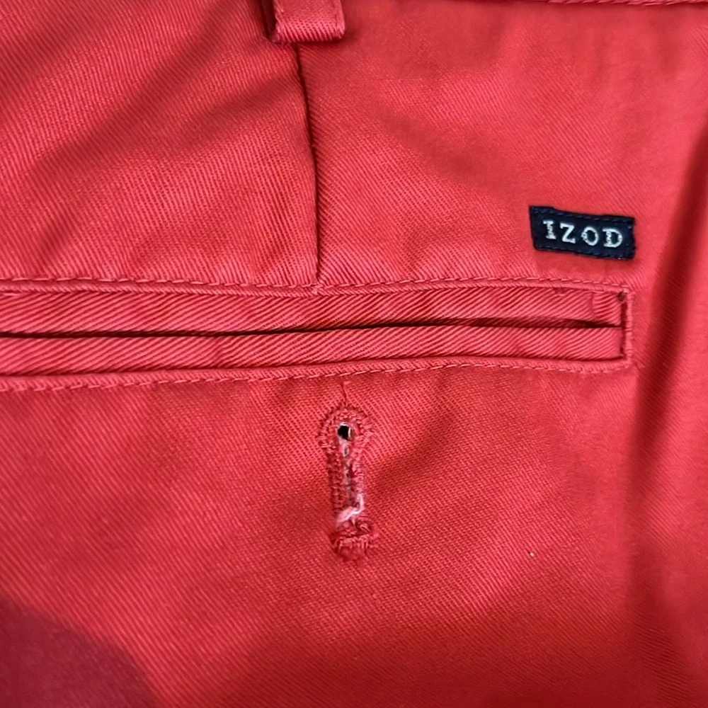 MENS IZOD PANTS 36 x 30 Red